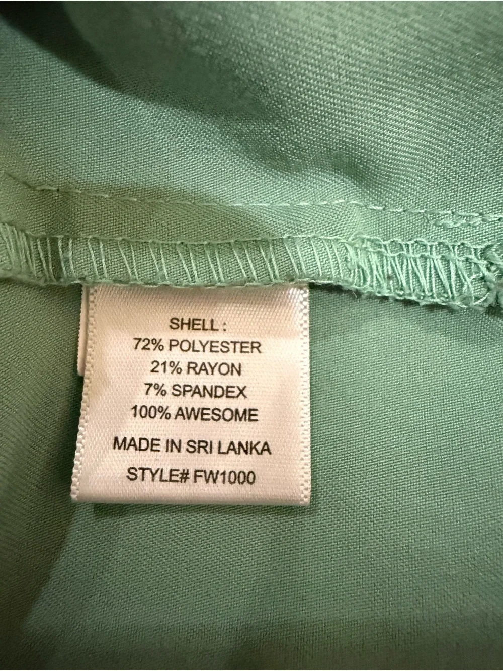 Figs Jade Green 1 Pocket Catrina Top- XXS - Picture 4 of 6